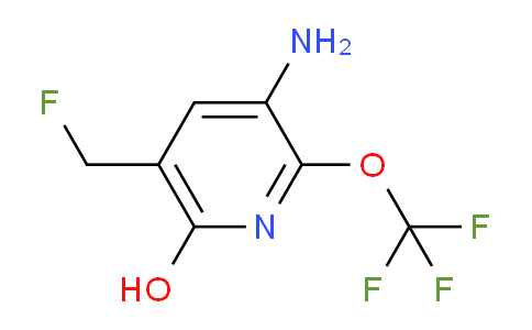 3-Amino-5-(fluoromethyl)-6-hydroxy-2-(trifluoromethoxy)pyridine