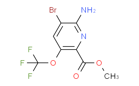 Methyl 2-amino-3-bromo-5-(trifluoromethoxy)pyridine-6-carboxylate