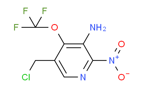3-Amino-5-(chloromethyl)-2-nitro-4-(trifluoromethoxy)pyridine