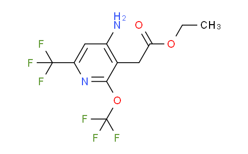 AM19346 | 1806001-46-6 | Ethyl 4-amino-2-(trifluoromethoxy)-6-(trifluoromethyl)pyridine-3-acetate