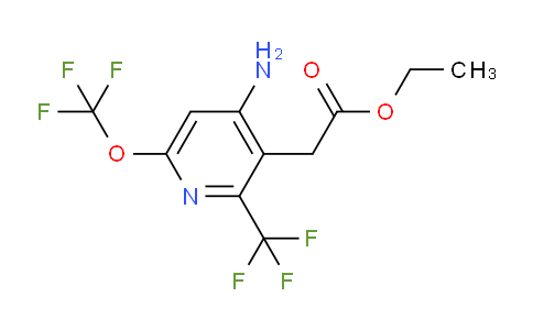 AM19347 | 1803950-20-0 | Ethyl 4-amino-6-(trifluoromethoxy)-2-(trifluoromethyl)pyridine-3-acetate