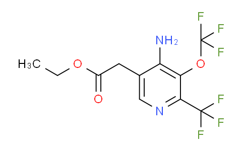 AM19348 | 1803665-30-6 | Ethyl 4-amino-3-(trifluoromethoxy)-2-(trifluoromethyl)pyridine-5-acetate