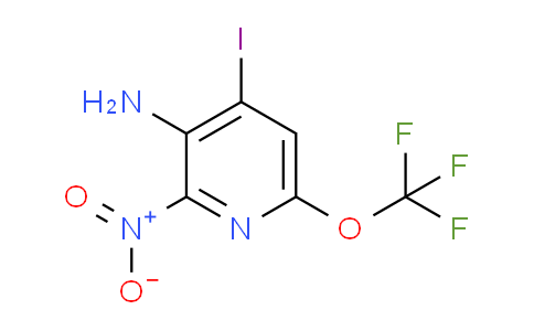 3-Amino-4-iodo-2-nitro-6-(trifluoromethoxy)pyridine