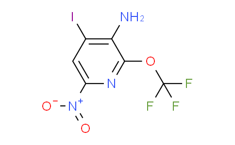 3-Amino-4-iodo-6-nitro-2-(trifluoromethoxy)pyridine