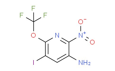 3-Amino-5-iodo-2-nitro-6-(trifluoromethoxy)pyridine