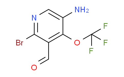 5-Amino-2-bromo-4-(trifluoromethoxy)pyridine-3-carboxaldehyde