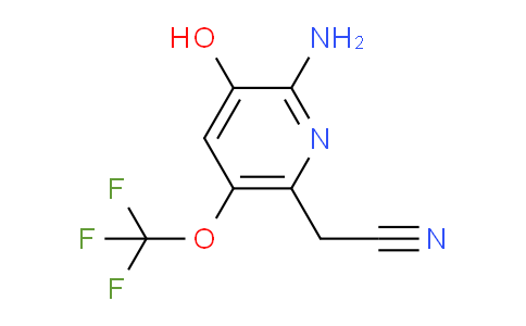 2-Amino-3-hydroxy-5-(trifluoromethoxy)pyridine-6-acetonitrile