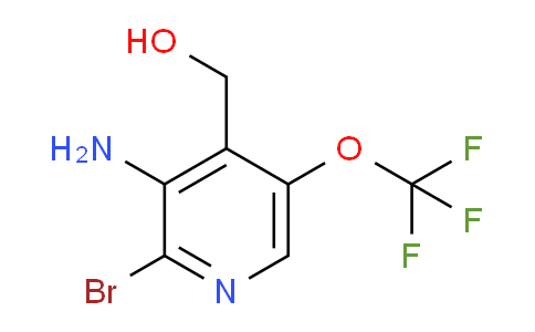 3-Amino-2-bromo-5-(trifluoromethoxy)pyridine-4-methanol