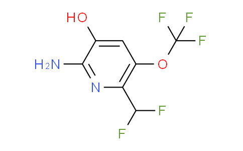 2-Amino-6-(difluoromethyl)-3-hydroxy-5-(trifluoromethoxy)pyridine