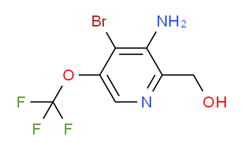 3-Amino-4-bromo-5-(trifluoromethoxy)pyridine-2-methanol