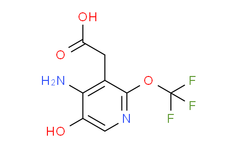 4-Amino-5-hydroxy-2-(trifluoromethoxy)pyridine-3-acetic acid