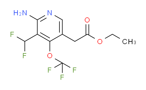 AM19360 | 1804374-48-8 | Ethyl 2-amino-3-(difluoromethyl)-4-(trifluoromethoxy)pyridine-5-acetate