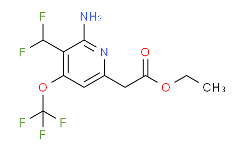 AM19361 | 1803952-89-7 | Ethyl 2-amino-3-(difluoromethyl)-4-(trifluoromethoxy)pyridine-6-acetate