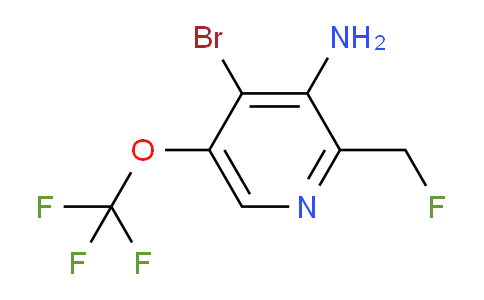 AM193612 | 1804574-76-2 | 3-Amino-4-bromo-2-(fluoromethyl)-5-(trifluoromethoxy)pyridine