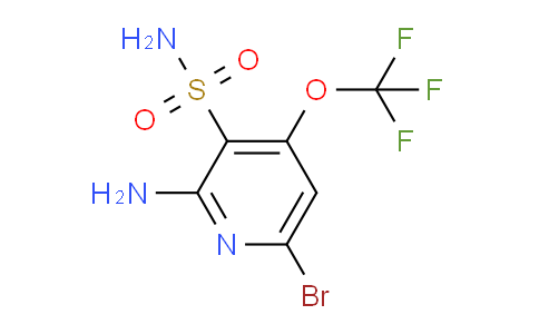 2-Amino-6-bromo-4-(trifluoromethoxy)pyridine-3-sulfonamide