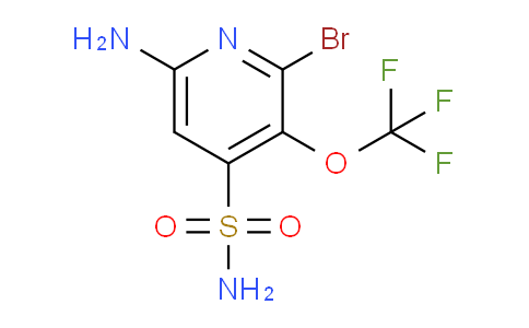 6-Amino-2-bromo-3-(trifluoromethoxy)pyridine-4-sulfonamide