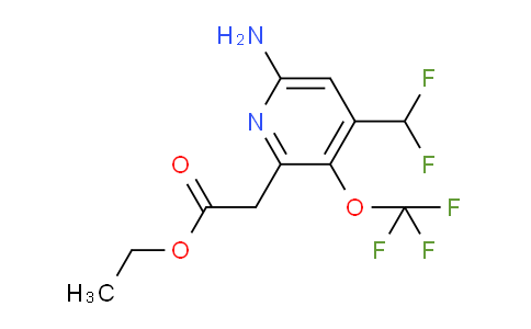 AM19369 | 1804537-53-8 | Ethyl 6-amino-4-(difluoromethyl)-3-(trifluoromethoxy)pyridine-2-acetate