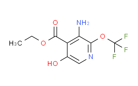 Ethyl 3-amino-5-hydroxy-2-(trifluoromethoxy)pyridine-4-carboxylate