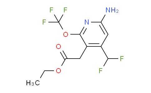 AM19371 | 1804599-20-9 | Ethyl 6-amino-4-(difluoromethyl)-2-(trifluoromethoxy)pyridine-3-acetate