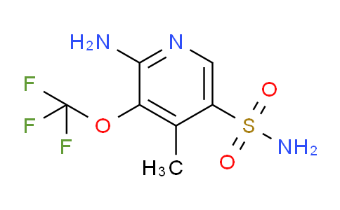 2-Amino-4-methyl-3-(trifluoromethoxy)pyridine-5-sulfonamide