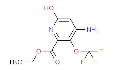 Ethyl 4-amino-6-hydroxy-3-(trifluoromethoxy)pyridine-2-carboxylate
