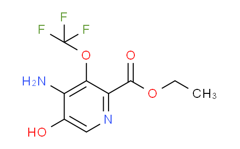 Ethyl 4-amino-5-hydroxy-3-(trifluoromethoxy)pyridine-2-carboxylate
