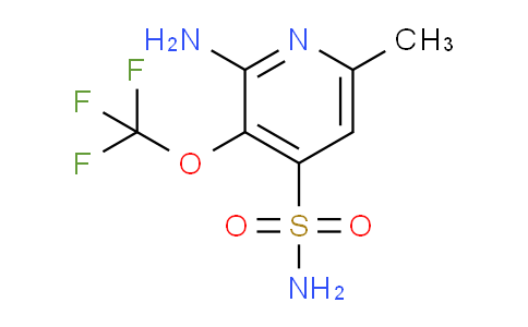 2-Amino-6-methyl-3-(trifluoromethoxy)pyridine-4-sulfonamide