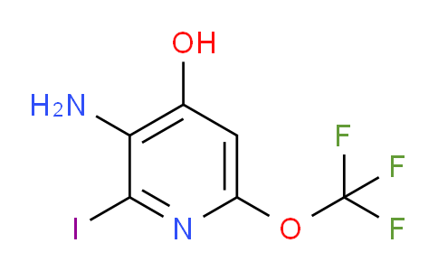 3-Amino-4-hydroxy-2-iodo-6-(trifluoromethoxy)pyridine