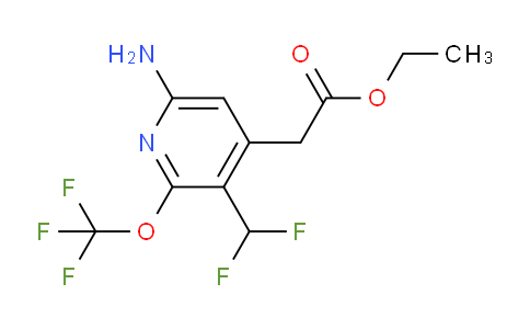 AM19376 | 1804599-23-2 | Ethyl 6-amino-3-(difluoromethyl)-2-(trifluoromethoxy)pyridine-4-acetate