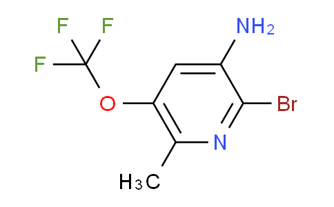 3-Amino-2-bromo-6-methyl-5-(trifluoromethoxy)pyridine