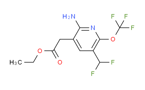 AM19377 | 1804612-53-0 | Ethyl 2-amino-5-(difluoromethyl)-6-(trifluoromethoxy)pyridine-3-acetate