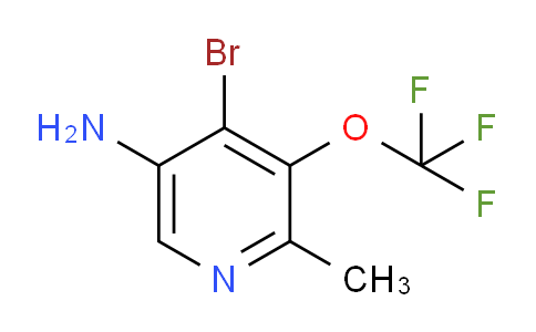 5-Amino-4-bromo-2-methyl-3-(trifluoromethoxy)pyridine