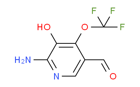 2-Amino-3-hydroxy-4-(trifluoromethoxy)pyridine-5-carboxaldehyde