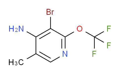 4-Amino-3-bromo-5-methyl-2-(trifluoromethoxy)pyridine