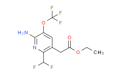 AM19379 | 1804603-64-2 | Ethyl 2-amino-6-(difluoromethyl)-3-(trifluoromethoxy)pyridine-5-acetate