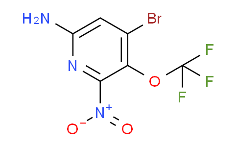 6-Amino-4-bromo-2-nitro-3-(trifluoromethoxy)pyridine