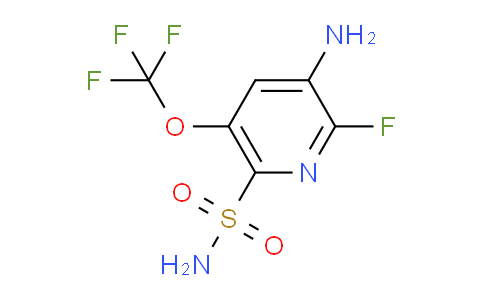 3-Amino-2-fluoro-5-(trifluoromethoxy)pyridine-6-sulfonamide