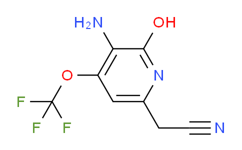3-Amino-2-hydroxy-4-(trifluoromethoxy)pyridine-6-acetonitrile