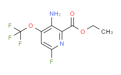 Ethyl 3-amino-6-fluoro-4-(trifluoromethoxy)pyridine-2-carboxylate