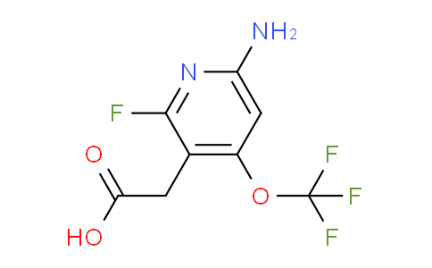6-Amino-2-fluoro-4-(trifluoromethoxy)pyridine-3-acetic acid