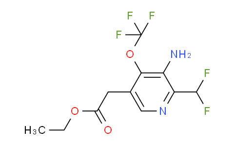 AM19384 | 1803431-45-9 | Ethyl 3-amino-2-(difluoromethyl)-4-(trifluoromethoxy)pyridine-5-acetate