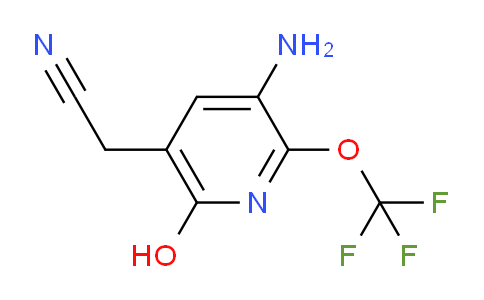 3-Amino-6-hydroxy-2-(trifluoromethoxy)pyridine-5-acetonitrile