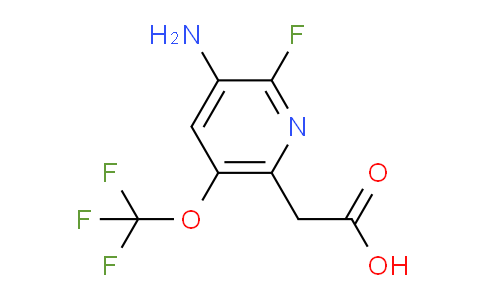 3-Amino-2-fluoro-5-(trifluoromethoxy)pyridine-6-acetic acid