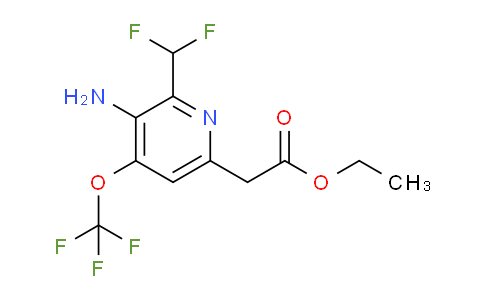 AM19385 | 1804612-56-3 | Ethyl 3-amino-2-(difluoromethyl)-4-(trifluoromethoxy)pyridine-6-acetate