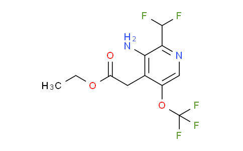 AM19386 | 1804603-76-6 | Ethyl 3-amino-2-(difluoromethyl)-5-(trifluoromethoxy)pyridine-4-acetate