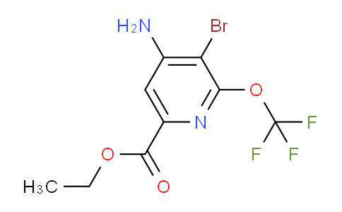 AM193867 | 1804019-29-1 | Ethyl 4-amino-3-bromo-2-(trifluoromethoxy)pyridine-6-carboxylate