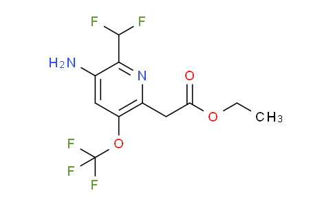 AM19387 | 1804537-72-1 | Ethyl 3-amino-2-(difluoromethyl)-5-(trifluoromethoxy)pyridine-6-acetate