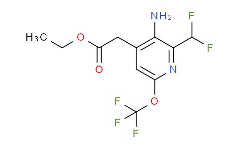 AM19388 | 1806002-24-3 | Ethyl 3-amino-2-(difluoromethyl)-6-(trifluoromethoxy)pyridine-4-acetate