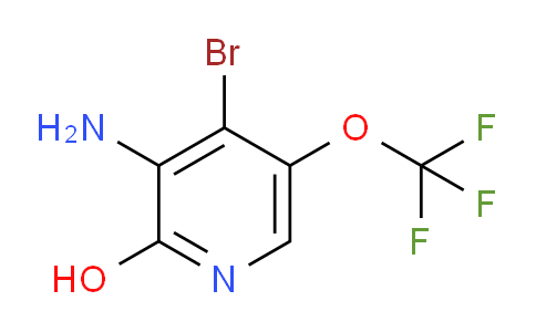 3-Amino-4-bromo-2-hydroxy-5-(trifluoromethoxy)pyridine