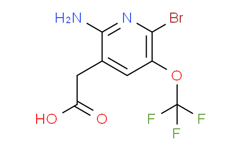 2-Amino-6-bromo-5-(trifluoromethoxy)pyridine-3-acetic acid